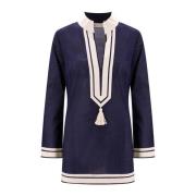 Tory Burch Short Dresses Blue, Dam