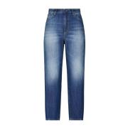 Dondup Avslappnad passform Jeans Blue, Dam