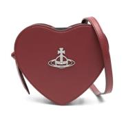 Vivienne Westwood Röd Heart Crossbody Väska Red, Dam