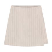 Bruuns Bazaar Randig Kjol Shorts & Knickers Beige, Dam