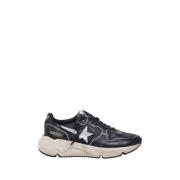 Golden Goose Nylon Överdel Glitter Häl Stjärna Sneakers Black, Dam