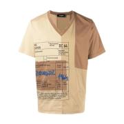 Dsquared2 Casual T-shirt med stil 961 Brown, Herr