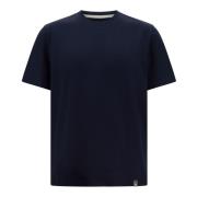 Boggi Milano Högpresterande Piqué T-shirt Blue, Herr