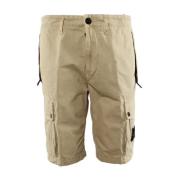 Stone Island Beige Bomull Bermuda Shorts SL Modell Beige, Herr