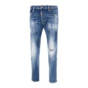 Dsquared2 Skater Jean Denim Blå Herr Jeans Blue, Herr