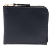 Comme des Garçons Navy Classic Leather Line Skor Blue, Dam