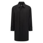 Boggi Milano B Resa Ren Resa Ull Pea Coat Black, Herr