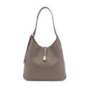 Kate Spade Deco Pebbled Leather Large Shoulder Bag Brown, Dam