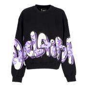 Disclaimer Svart Logo Crewneck Sweatshirt Barn Kvinna Black, Dam