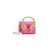 Roberto Cavalli Orm-Effekt Tiger Telefonfodral Pink, Dam