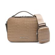 Michael Kors Snygg Crossbody Väska med Pouch Beige, Herr