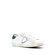 Philippe Model Låg Topp Sneakers Bianco/Blu White, Herr