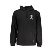 Vans Svart Fleece Hoodie med Streetstyle Black, Herr