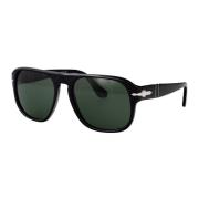 Persol Stiliga Jean Solglasögon för sommardagar Black, Unisex