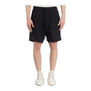 Thom Krom Stretch bomull Bermuda shorts Black, Herr