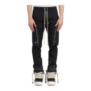 Rick Owens Cargo Svarta Byxor Black, Herr