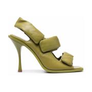 Dsquared2 Högklackade sandaler i beige Green, Dam