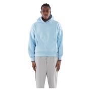 Garment Workshop Boxy Hoodie i Double Layer Stil Blue, Herr