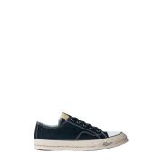 visvim Dash-Print Låga Sneakers Black, Herr