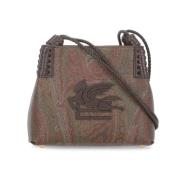 Etro Brun Bomulls Shoppingväska med Pegasus Brown, Dam