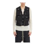 Rick Owens Cargo Vest Black, Herr