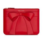 Comme des Garçons Röd Bow Pouch Red, Dam