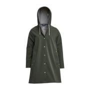 Stutterheim Lätt Matt A-Linje Regnrock Green, Dam