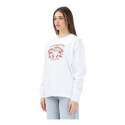 Dsquared2 Cowboy Pizza Vit Tröja White, Dam