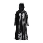 Stutterheim Opal A-Line Regnrock för Kvinnor Black, Dam