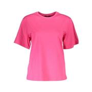 Cavalli Class Rosa Bomull Dam T-shirt Pink, Dam