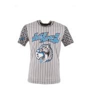 Dolce & Gabbana Herr Leo Baseball T-shirt Gray, Herr