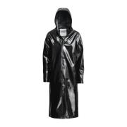 Stutterheim Print Opal Regnrock Black, Herr