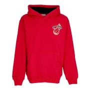 Mitchell & Ness Miami Heat Vintage Logo Hoodie Red, Herr