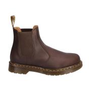 Dr. Martens Bruna Bikerstövlar Brown, Herr