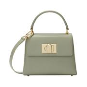 Furla Mini Topphandtag i Agave Läder Green, Dam