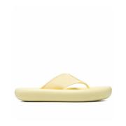 Stella McCartney Air Slides Gummisula Logodetalj Yellow, Dam