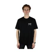 Amiri Svart Jersey T-shirt med Logo Black, Herr