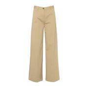 Nine In The Morning Chino Palazzo Byxor Beige Beige, Dam