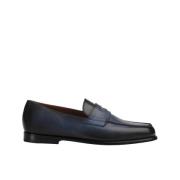 Doucal's Herr loafers i läder | himmelsblå Blue, Herr