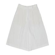 Fabiana Filippi Linneshorts med Fickor White, Dam