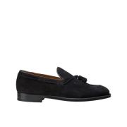 Doucal's Herrloafer med mockakvastar | svart Black, Herr