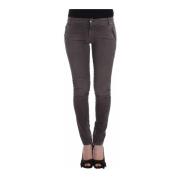 Ermanno Scervino Grå Slim Leg Jeans - Elegans möter Komfort Gray, Dam