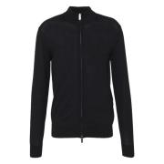 Armani Blå Cardigan Sweater Essentials Kollektion Blue, Herr