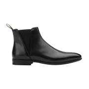 Doucal's Herr läder beatles ankel boot | brun Black, Herr