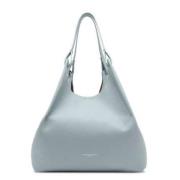 Gianni Chiarini Modern lädertoteväska Blue, Dam