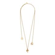 Chloé Vintage Guld Charms Halsband Yellow, Dam