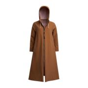 Stutterheim Lätt Matt Dragkedja Regnrock Brown, Dam