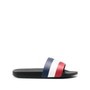 Moncler Blå Basile Slides Sandaler Multicolor, Herr