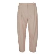 Stella McCartney Stilfulla Plisserade Byxor Beige, Dam