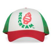 Icecream Sporty Mesh Baseball Cap Multicolor, Herr